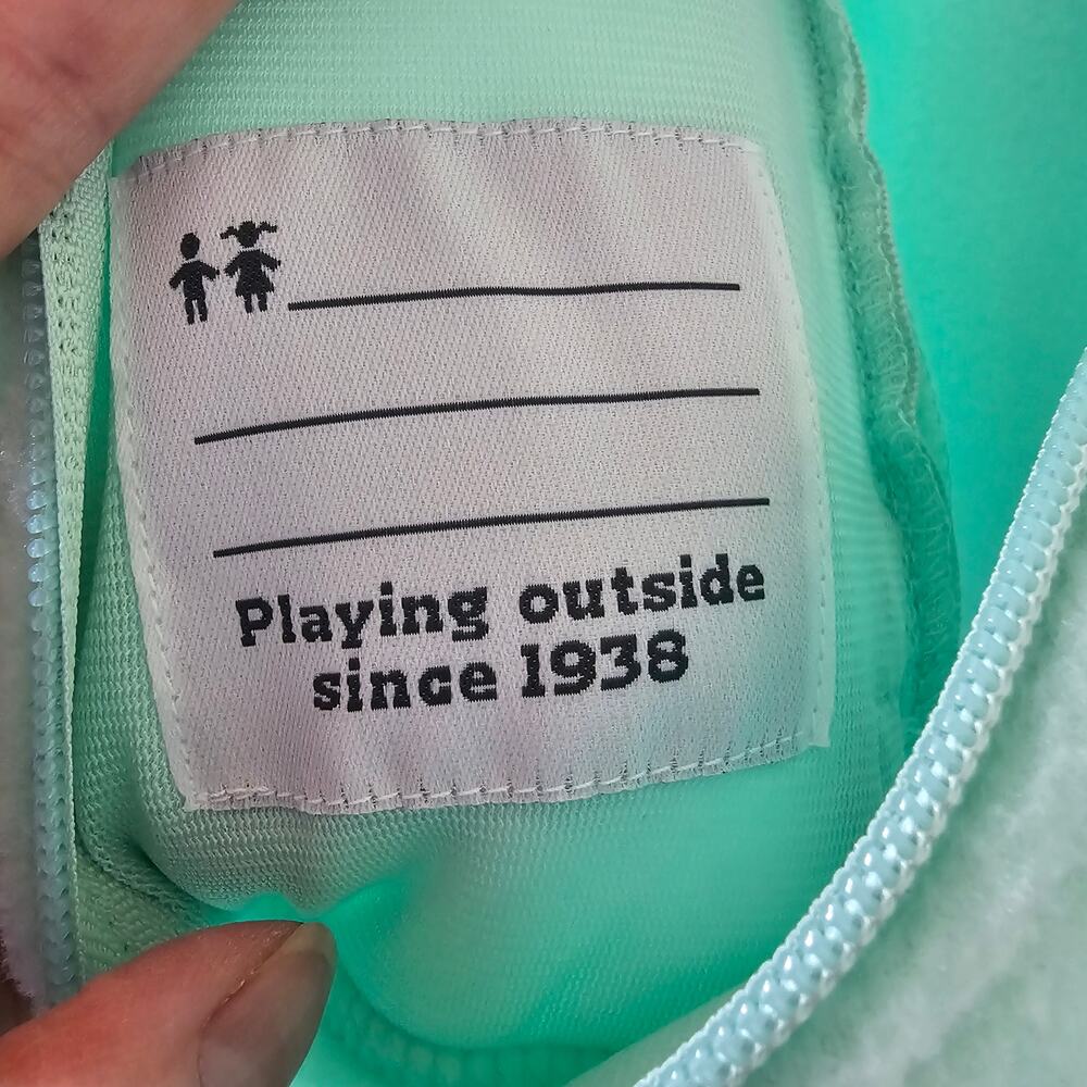 Columbia Youth XXS Mint Green Fleece Zip Jacket NWT Outdoor Hiking Winter Warm - Picture 7 of 13